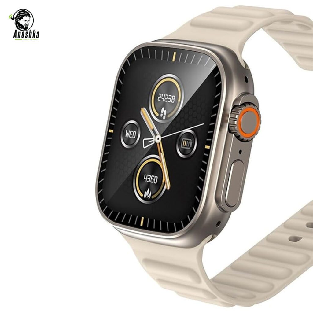 AWEI H50 smart watch with sleek design, health tracking, and smart features