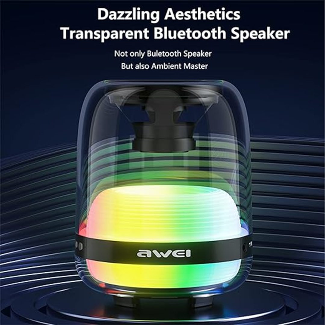 AWEI Y386 wireless speaker with powerful sound and portable design