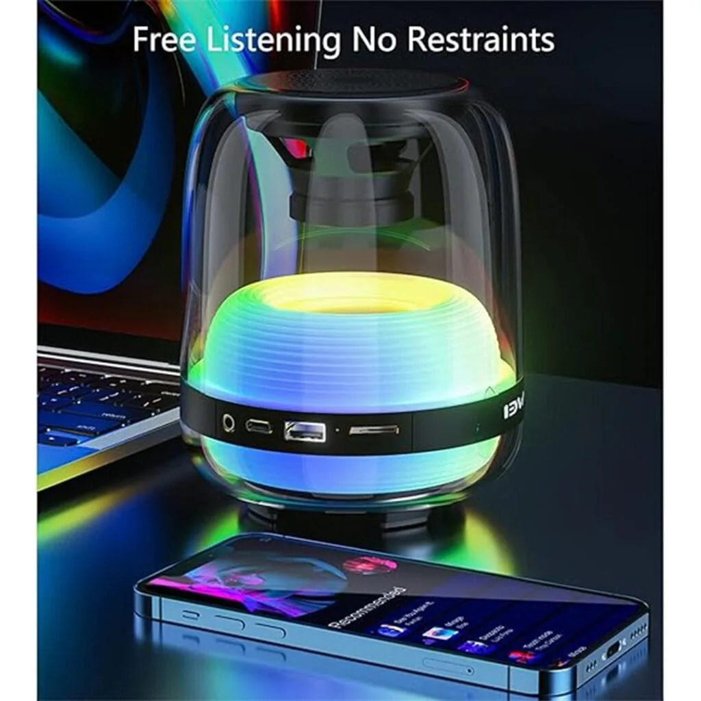 AWEI Y386 wireless speaker with powerful sound and portable design