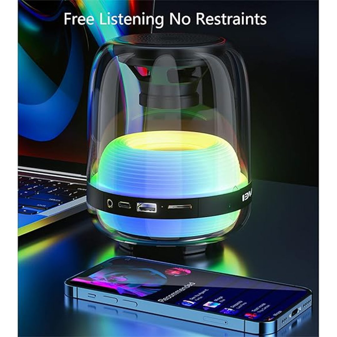 AWEI Y386 wireless speaker with powerful sound and portable design