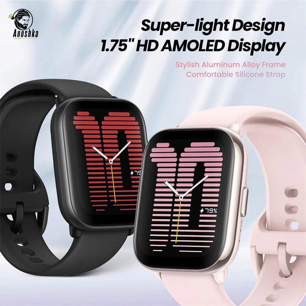 Amazfit Active Smartwatch with AMOLED Display and Fitness Tracking