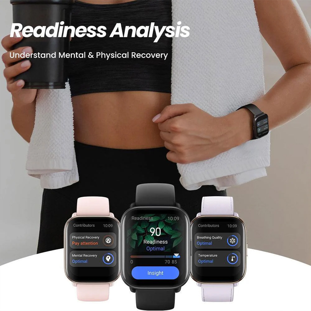 Amazfit Active Smartwatch with AMOLED Display and Fitness Tracking