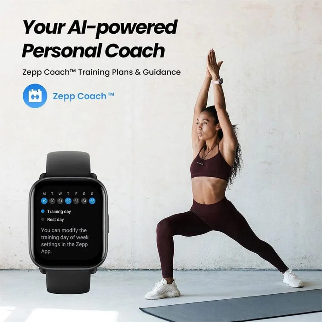 Amazfit Active Smartwatch with AMOLED Display and Fitness Tracking