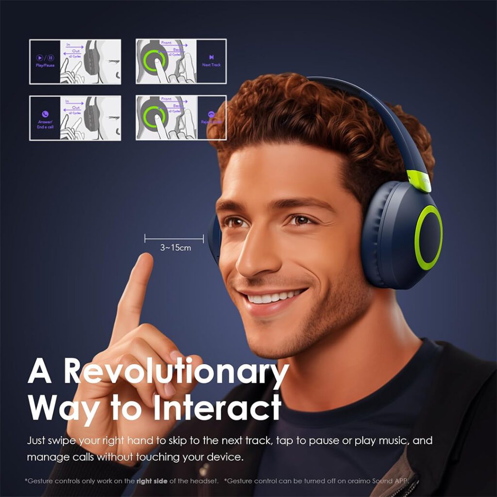 BoomPop2S ENC Over-Ear Wireless Headphones with Active Noise Cancellation