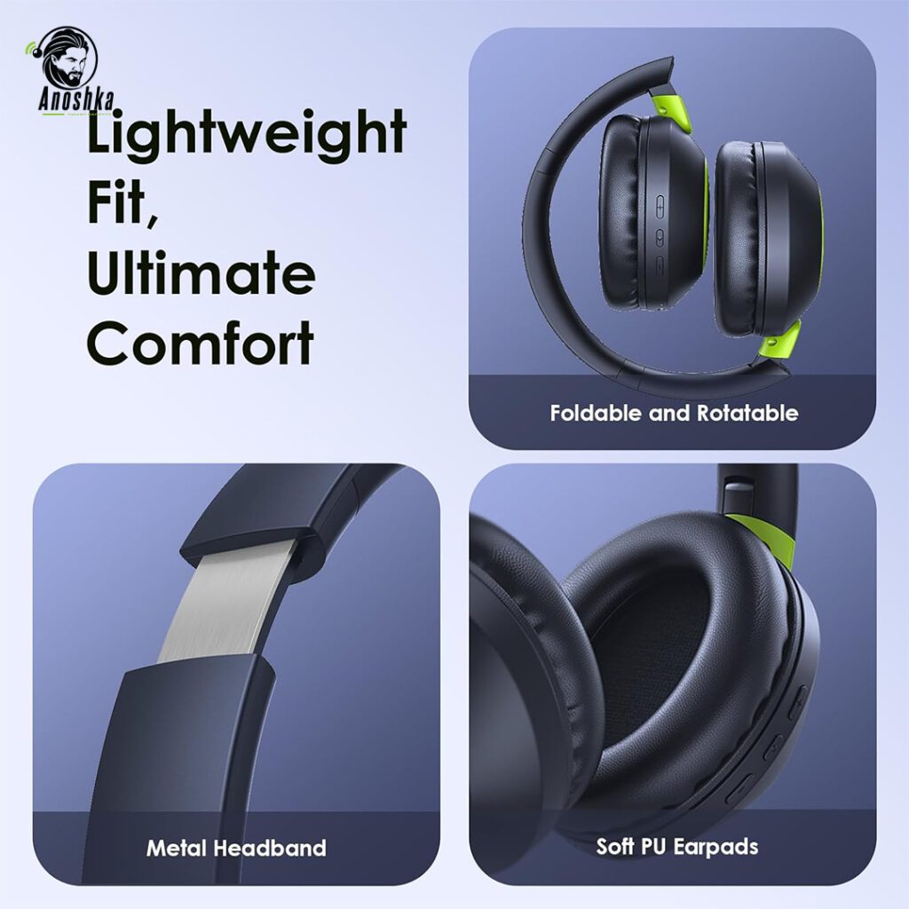 BoomPop2S ENC Over-Ear Wireless Headphones with Active Noise Cancellation