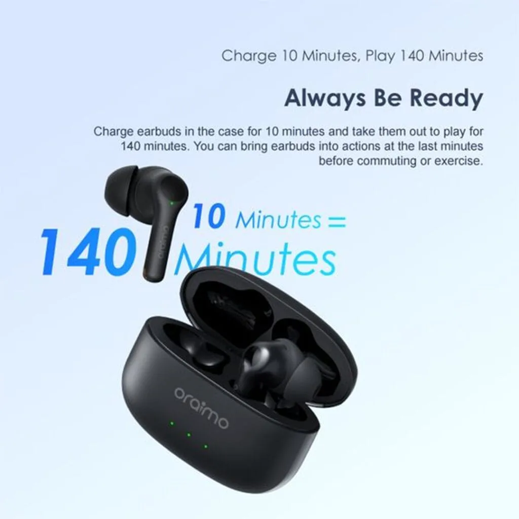 Oraimo FreePods 3C True Wireless Earbuds with Clear Sound and Long Battery Life