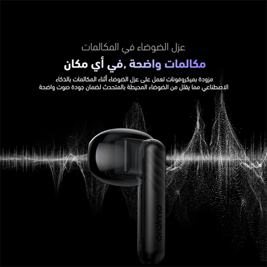 Oraimo FreePods Neo wireless earbuds with HD sound and ergonomic fit