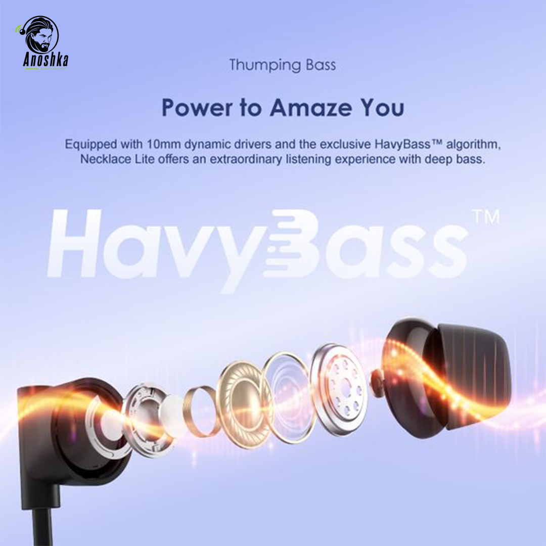 Oraimo Necklace Lite wireless neckband with clear sound and long battery life