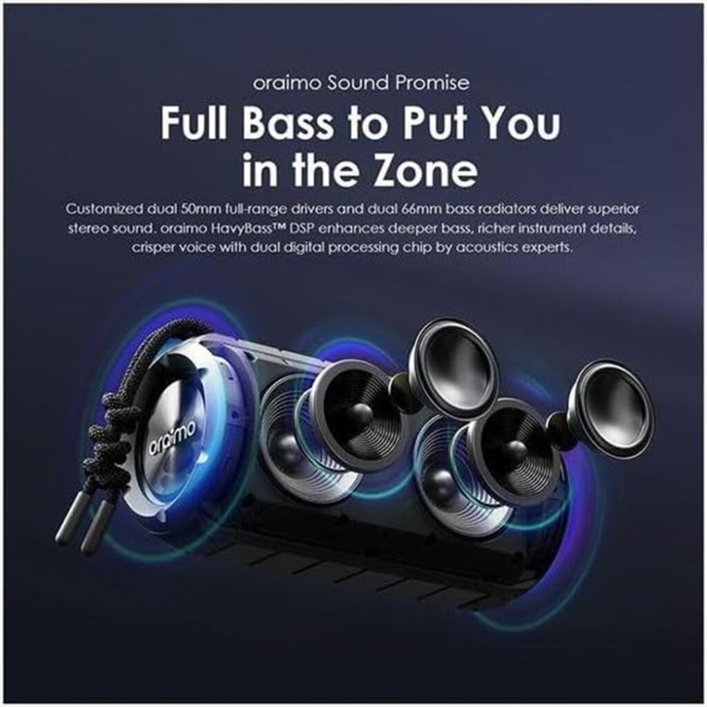 Oraimo Rover 12W OBS-53D wireless speaker with FM radio and powerful sound