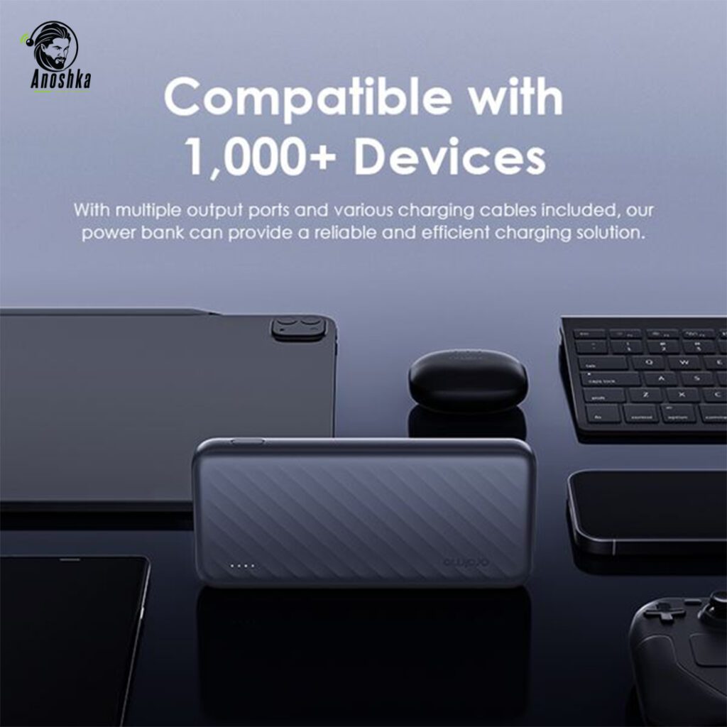 Oraimo Slice Link Pro 10000mAh 22.5W fast charging power bank slim design