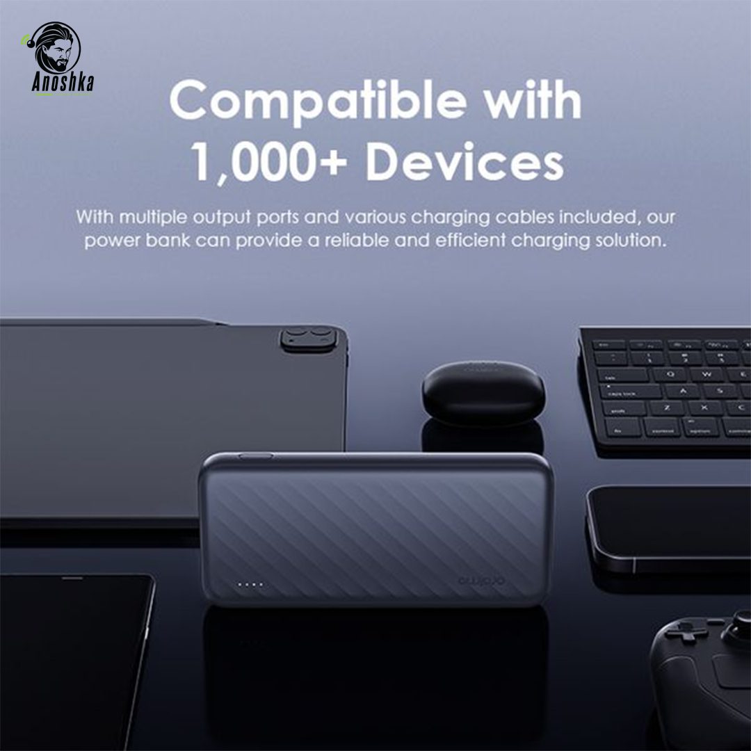 Oraimo Slice Link Pro 10000mAh 22.5W fast charging power bank slim design