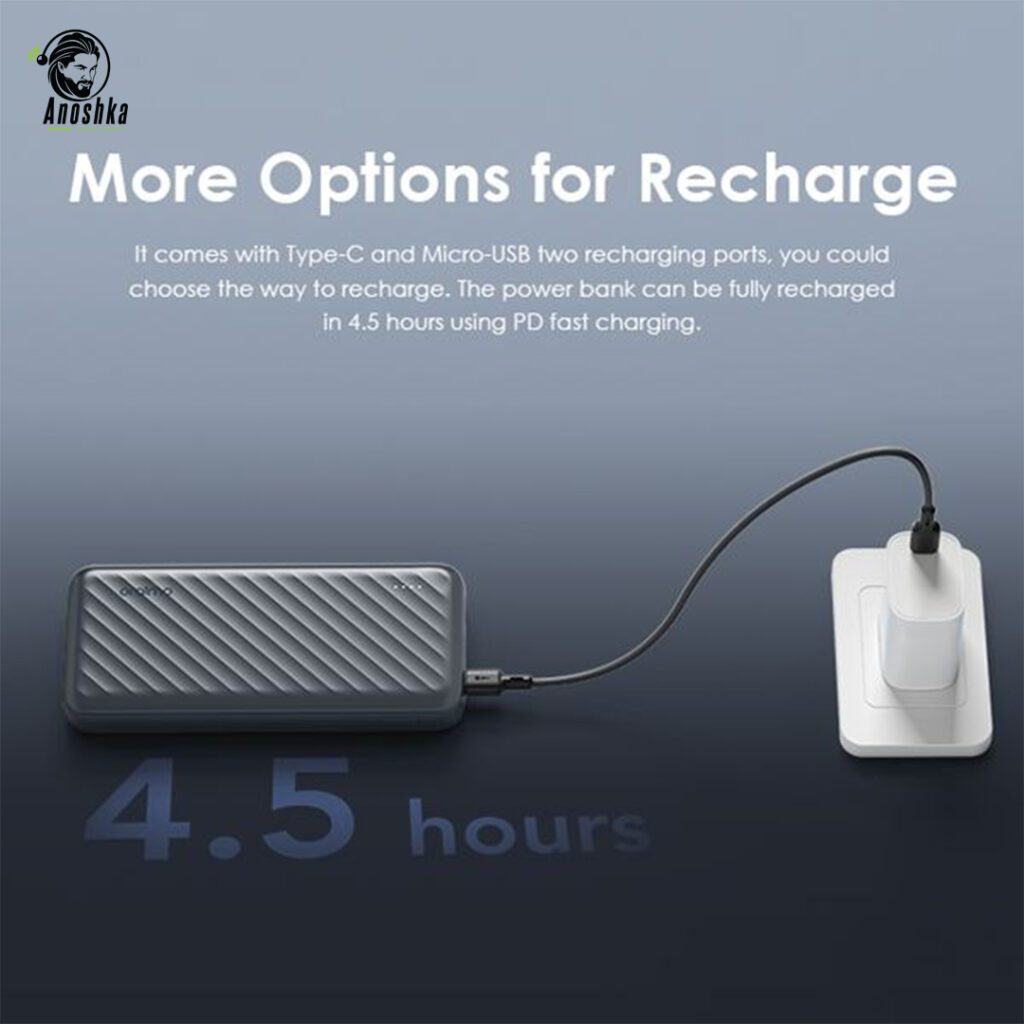 Oraimo Slice Link Pro 10000mAh 22.5W fast charging power bank slim design