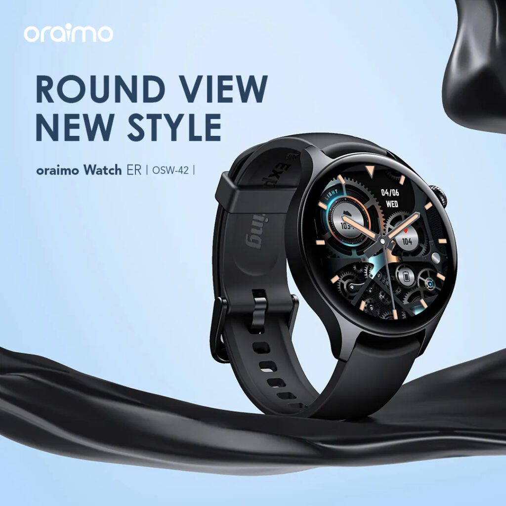 Oraimo Smart Watch ER stylish smartwatch with fitness and health tracking