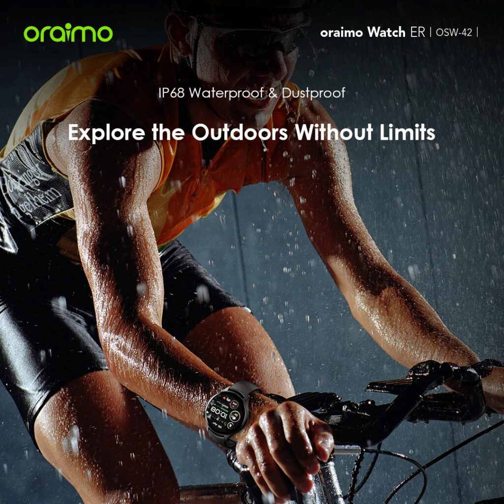 Oraimo Smart Watch ER stylish smartwatch with fitness and health tracking