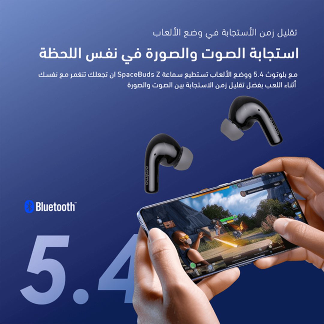 Oraimo SpaceBuds Z true wireless earbuds with HD sound and ergonomic fit