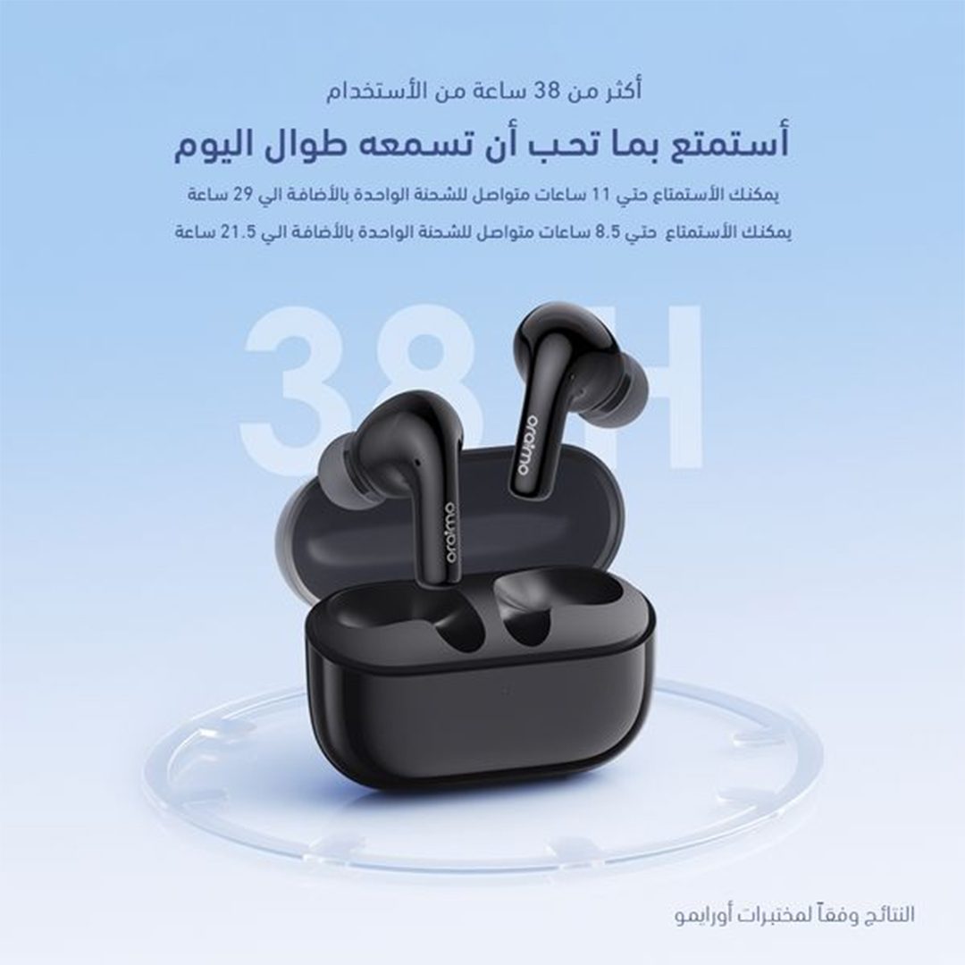 Oraimo SpaceBuds Z true wireless earbuds with HD sound and ergonomic fit