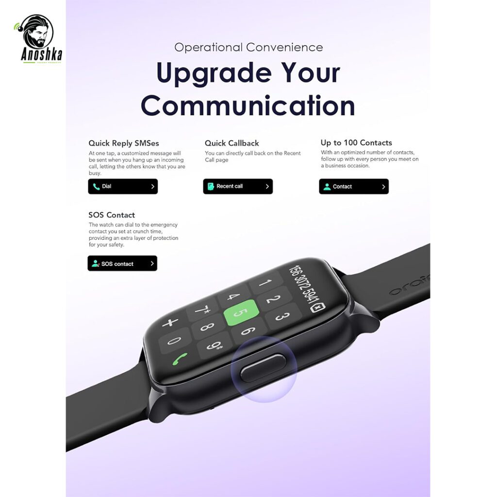 Oraimo Watch 4 Plus smartwatch with health and fitness tracking