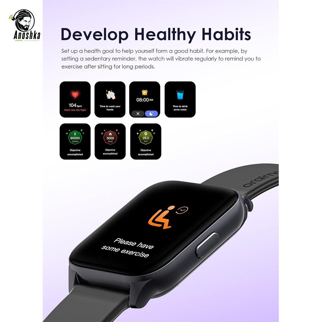 Oraimo Watch 4 Plus – Advanced Smartwatch with Fitness & Health Tracking - Image 2