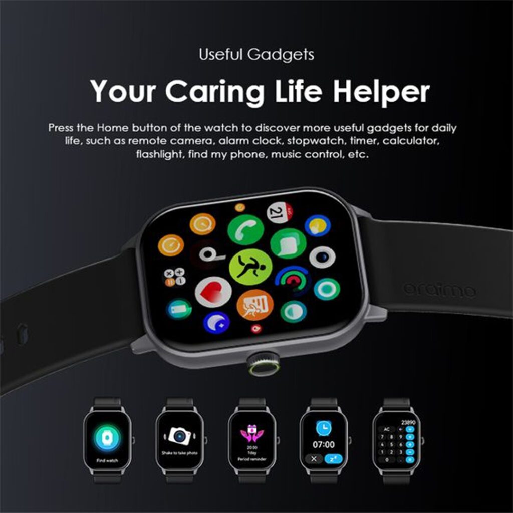 Oraimo Watch 5 smartwatch with health and fitness tracking