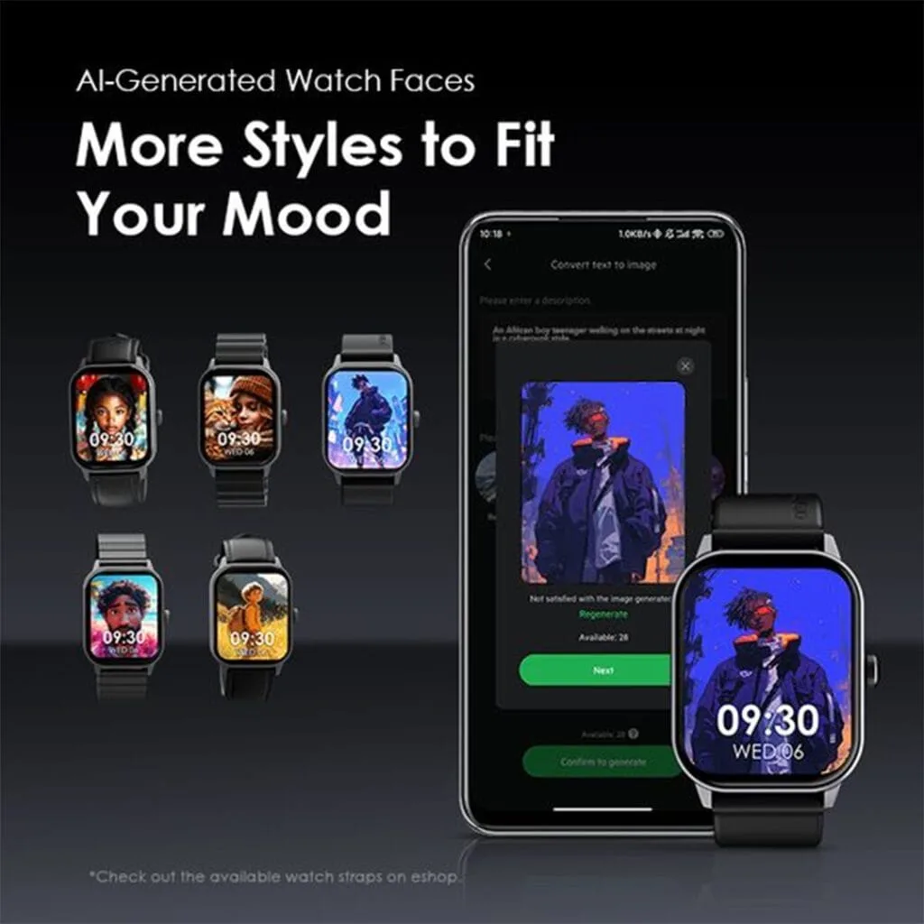 Oraimo Watch 5 smartwatch with health and fitness tracking