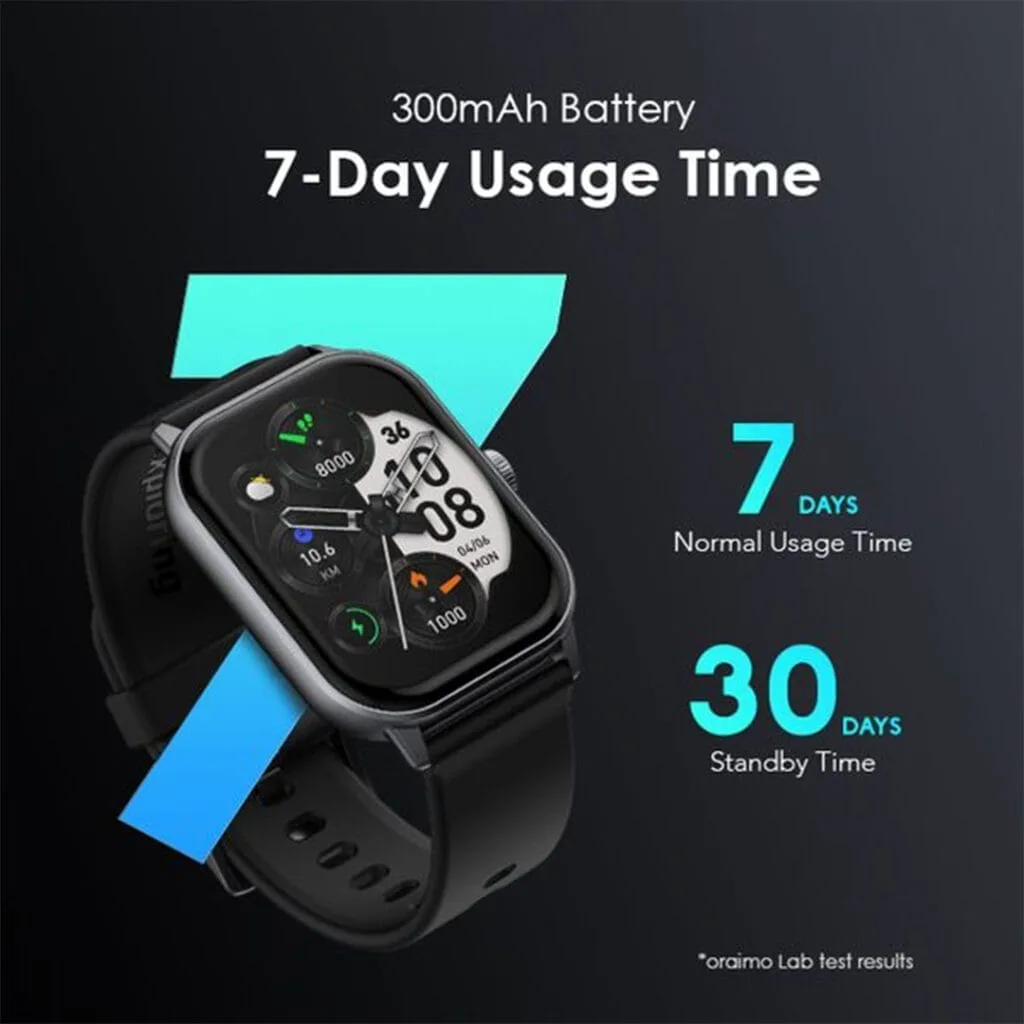Oraimo Watch 5 smartwatch with health and fitness tracking