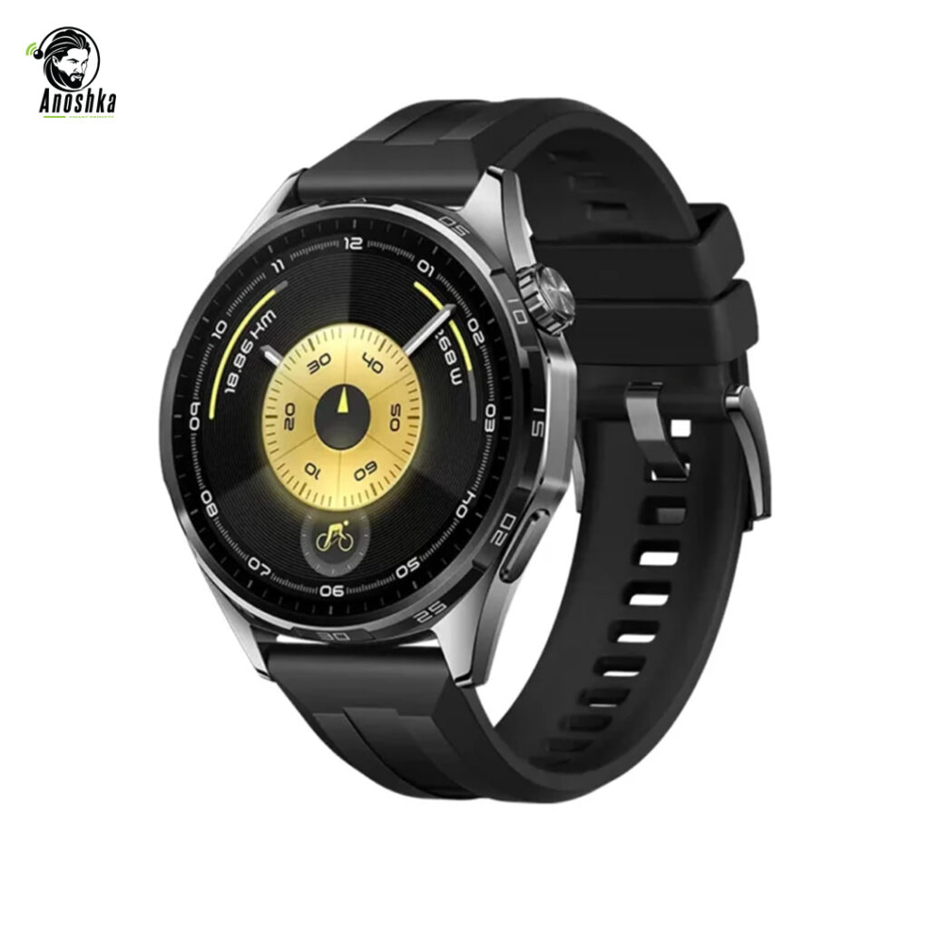Huawei Watch GT 6 46mm Black smartwatch with AMOLED display and health tracking