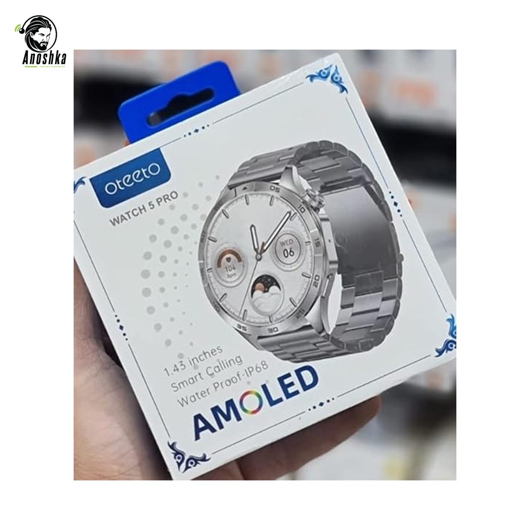 Oteeto Watch 5 Pro smartwatch with health tracking and sports features