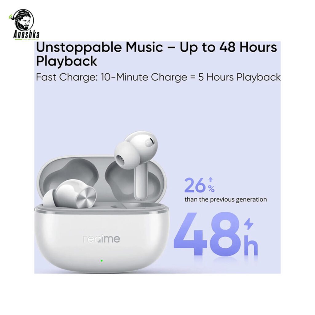 Realme Buds T200 Lite wireless earbuds with clear sound and long battery life