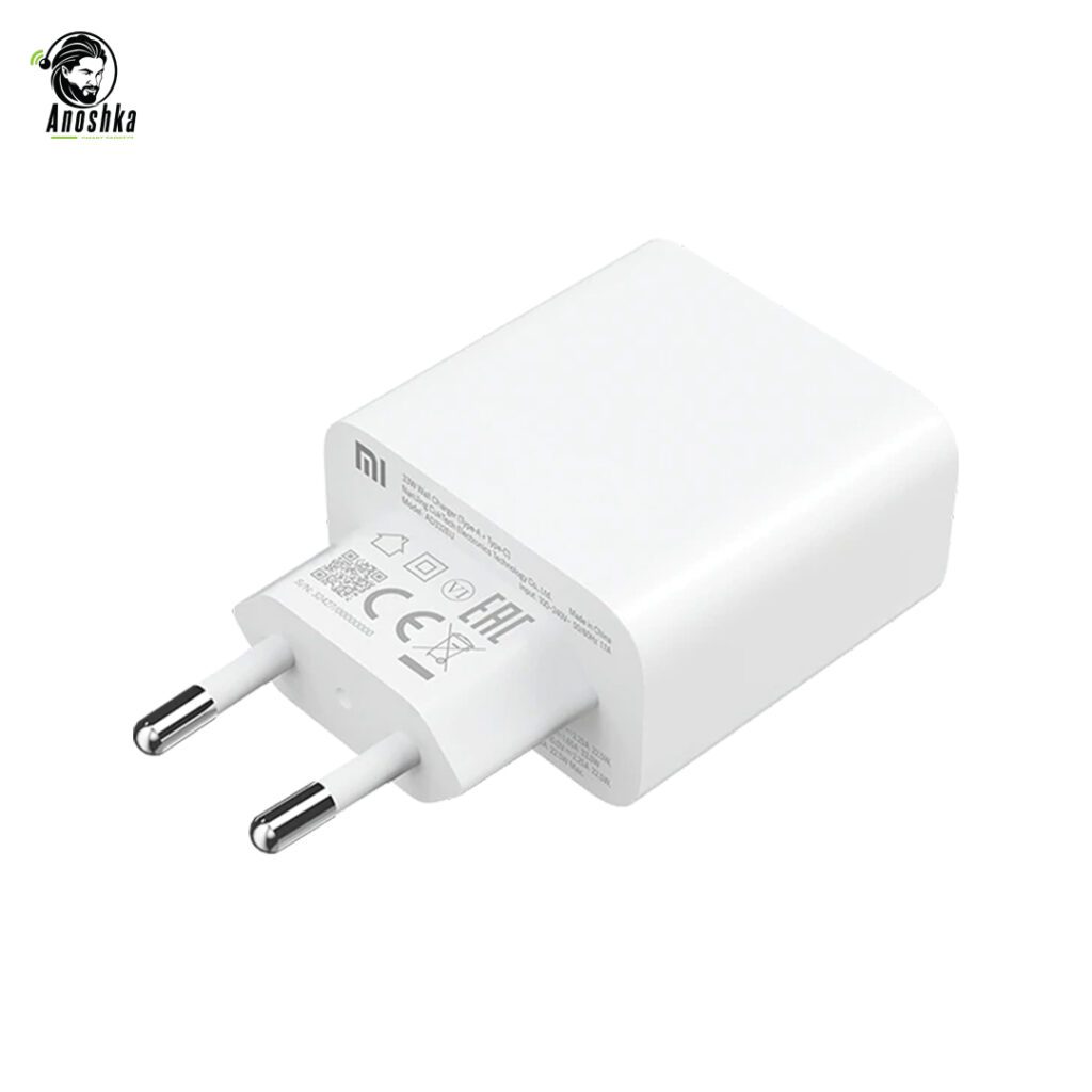 Xiaomi 33W Charger Type-A + Type-C fast charging adapter