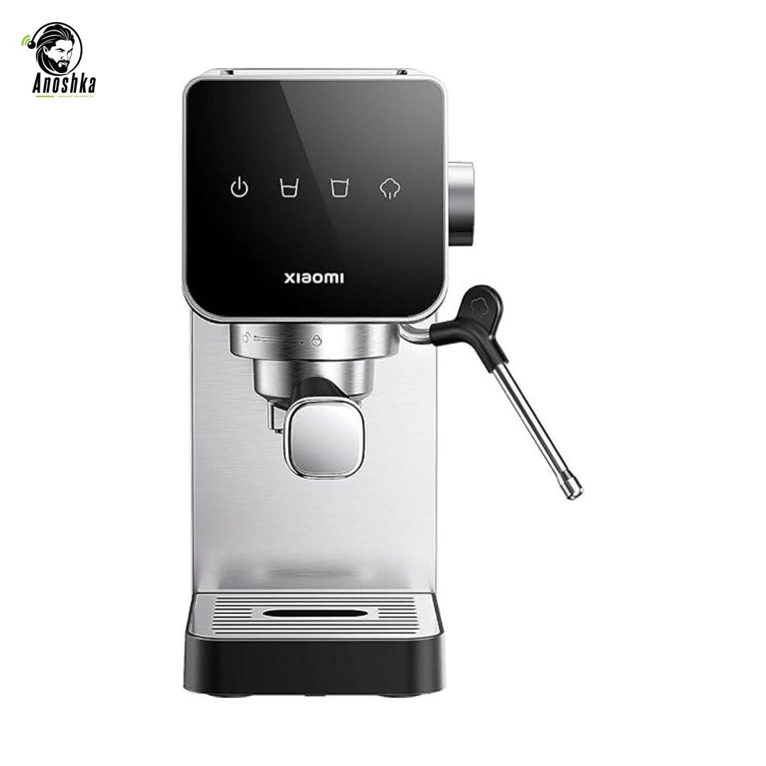 Xiaomi Semi-automatic Espresso Machine brewing coffee with milk frothing