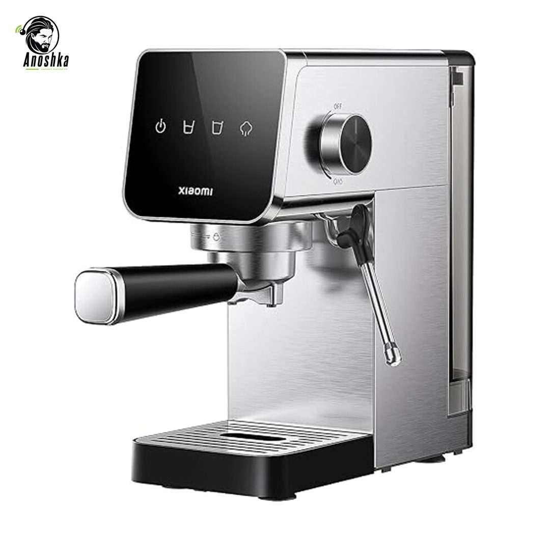 Xiaomi Semi-automatic Espresso Machine brewing coffee with milk frothing