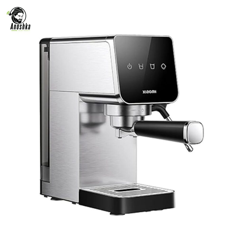 Xiaomi Semi-automatic Espresso Machine brewing coffee with milk frothing