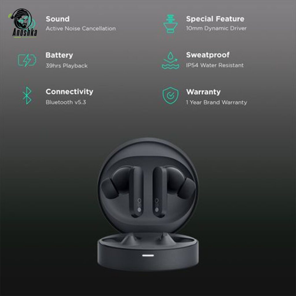 CMF by Nothing Buds Pro wireless noise cancelling earbuds with charging case