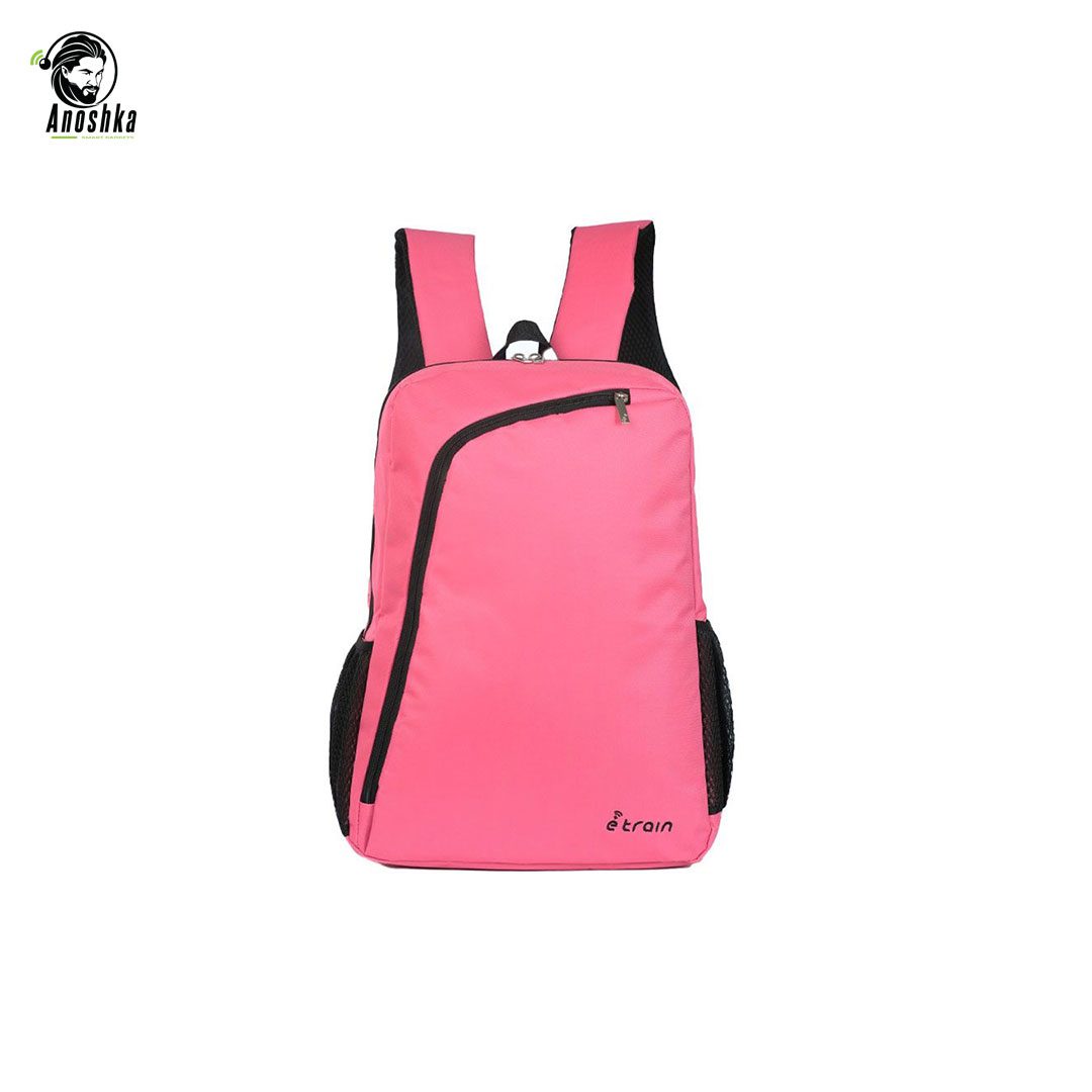 E-train BG02P pink laptop backpack 15.6 inch