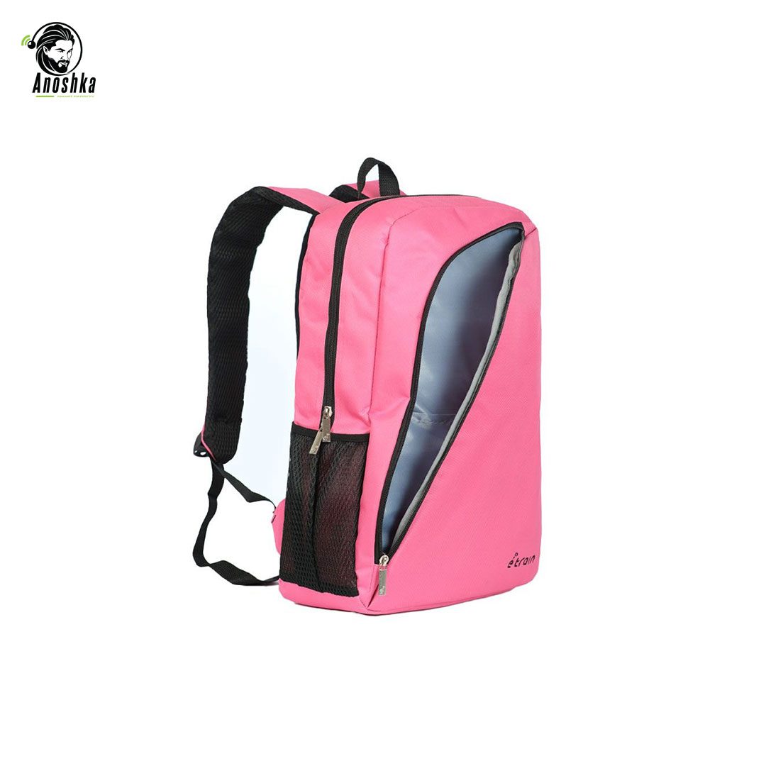 E-train BG02P pink laptop backpack 15.6 inch