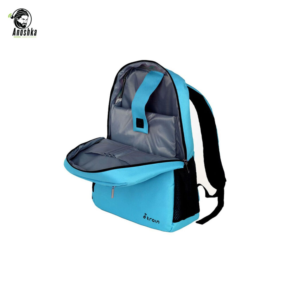 E-train BG02Q turquoise laptop backpack 15.6 inch