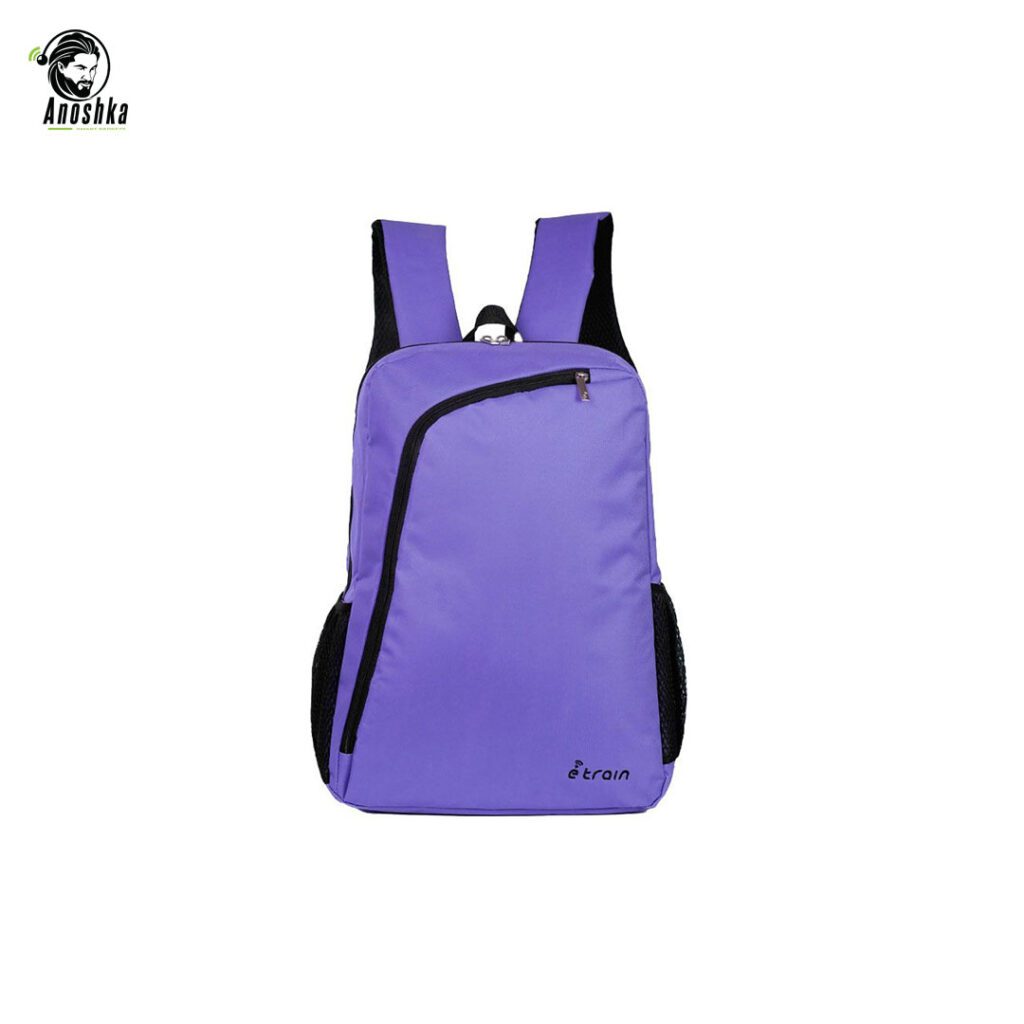 E-train BG02U purple laptop backpack 15.6 inch