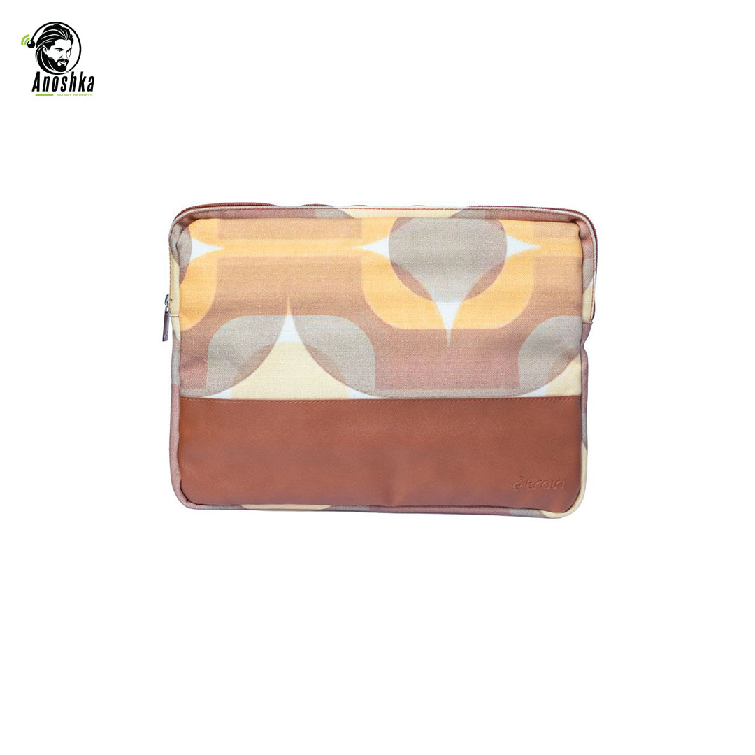 E-train BG190 brown laptop sleeve 14 inch high-quality cotton