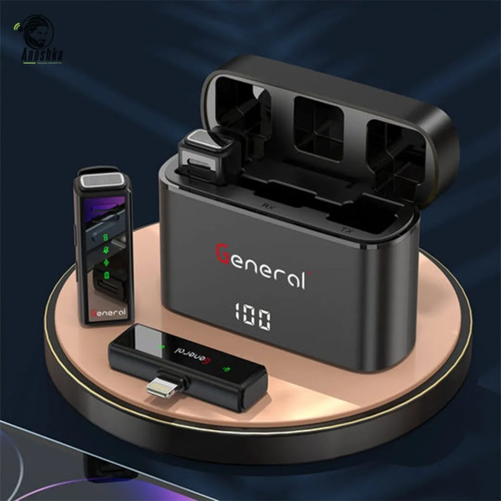 General GM31 Wireless Microphone for iPhone Lightning Lavalier Mic