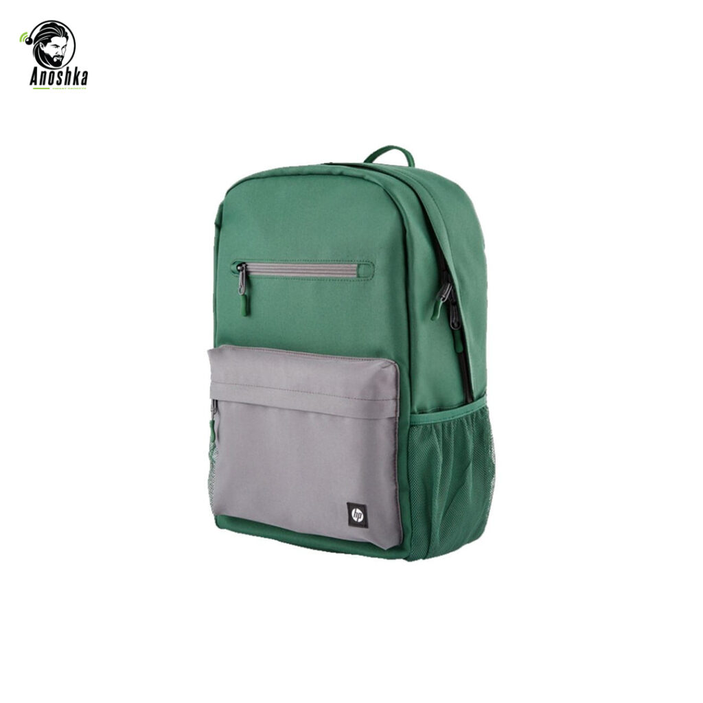 HP Campus Green Backpack 7J595AA Green Grey laptop bag
