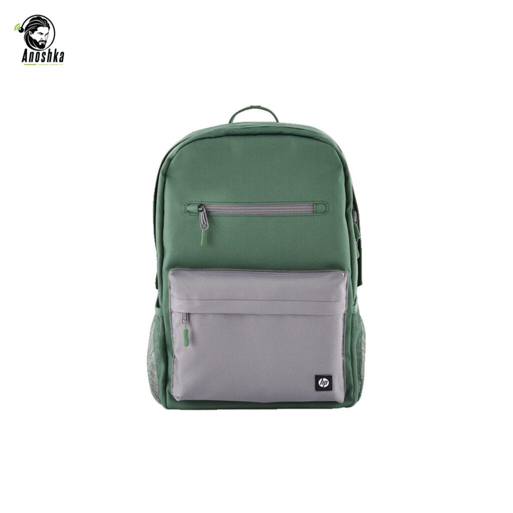 HP Campus Green Backpack 7J595AA Green Grey laptop bag