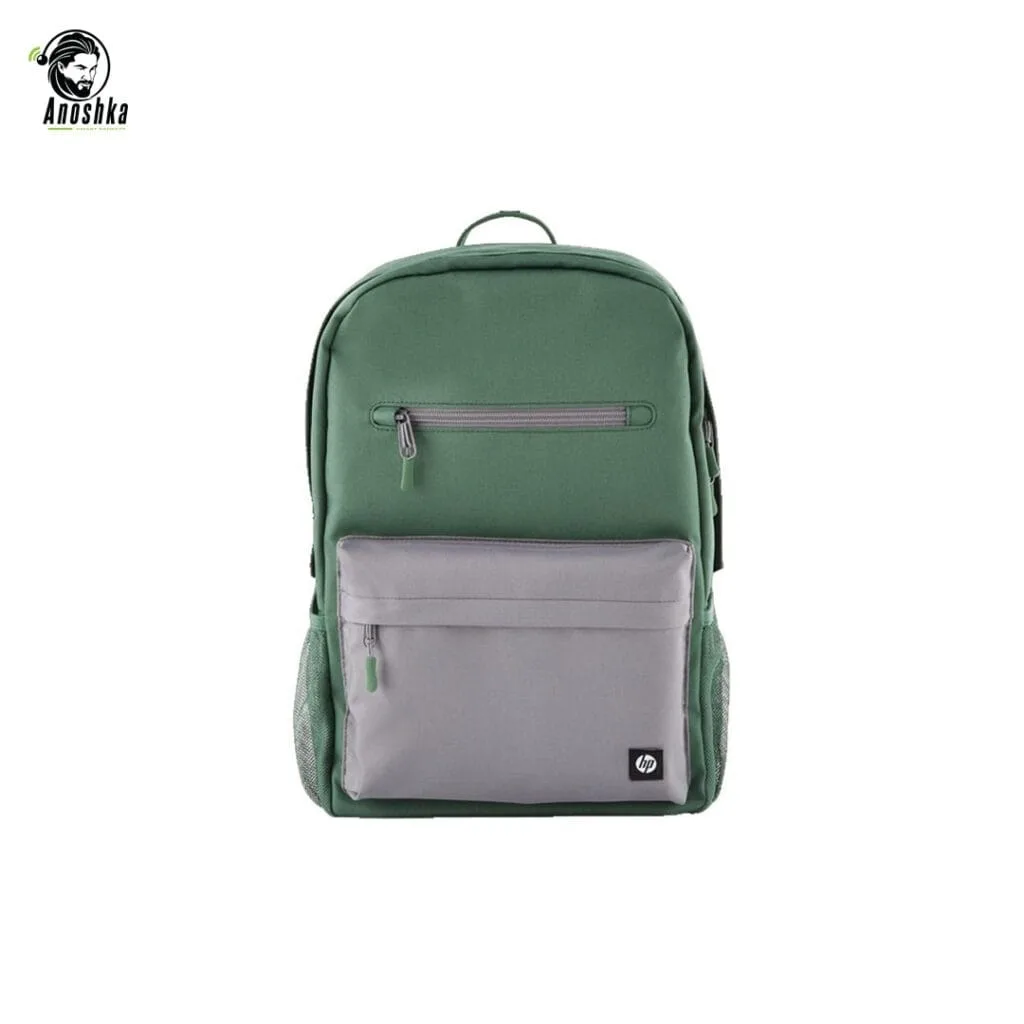 HP Campus Green Backpack 7J595AA Eco-Friendly Student Laptop Carrying Bag
