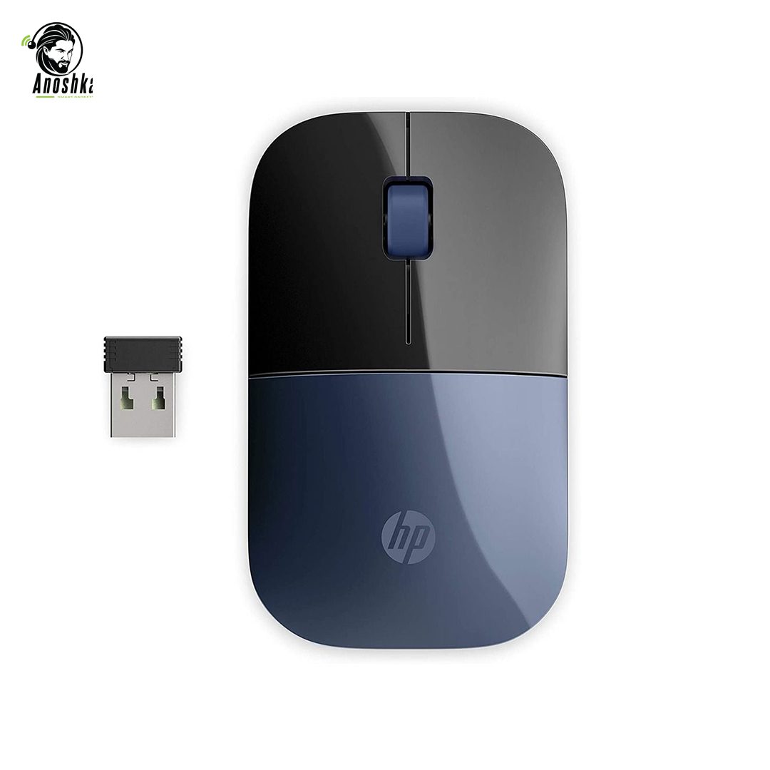 HP Z3700 Wireless Mouse Blue 7UH88AA slim USB mouse
