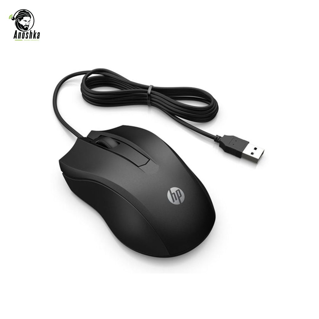 HP Wired Mouse 100 – Black - Image 2