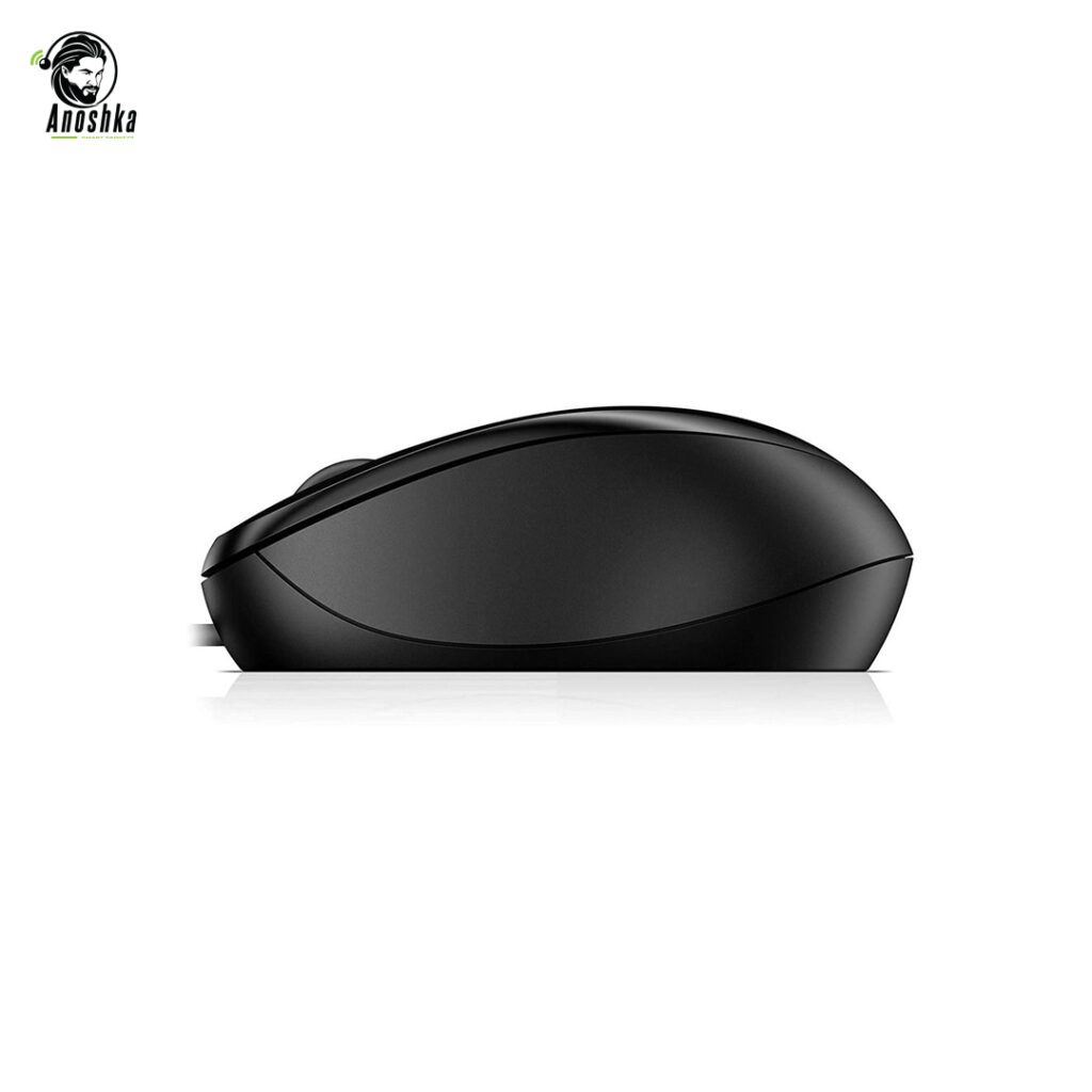 HP Wired Mouse 1000 4QM14AA Black USB Optical Mouse