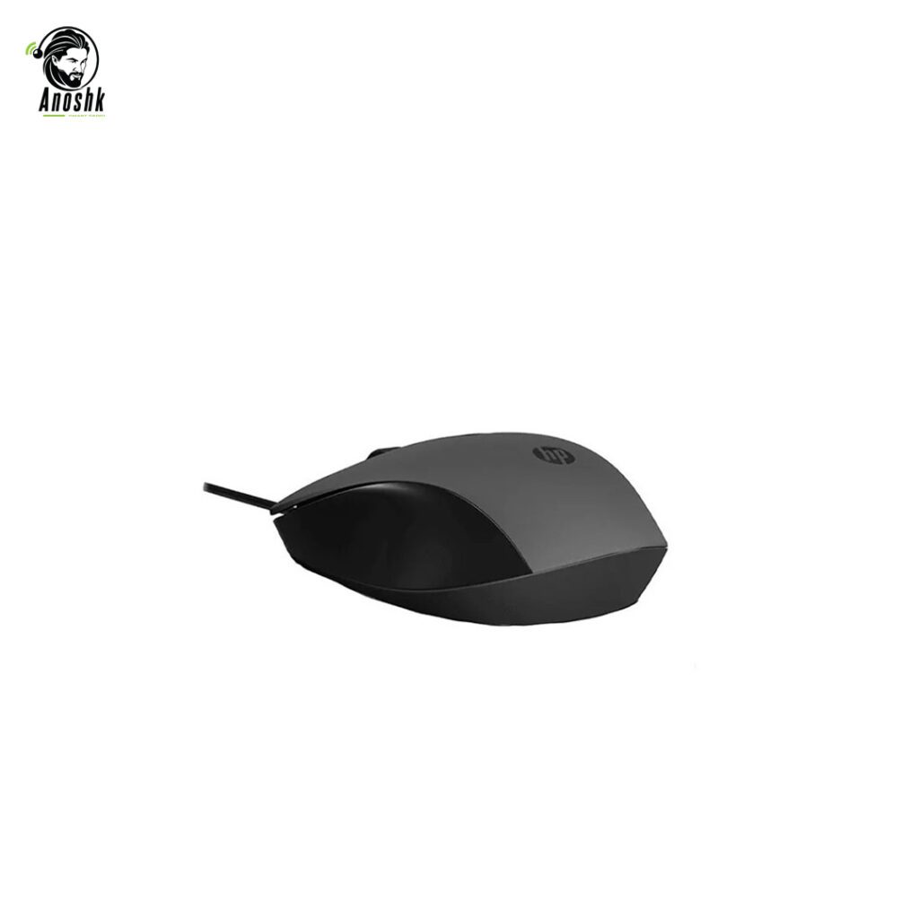HP Wired Mouse 150 MO171 Black USB Optical Mouse