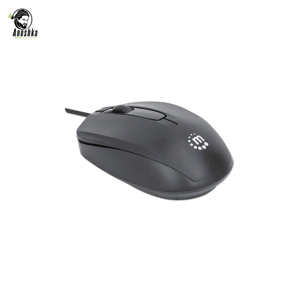 Manhattan KB717 wireless keyboard and optical mouse combo black