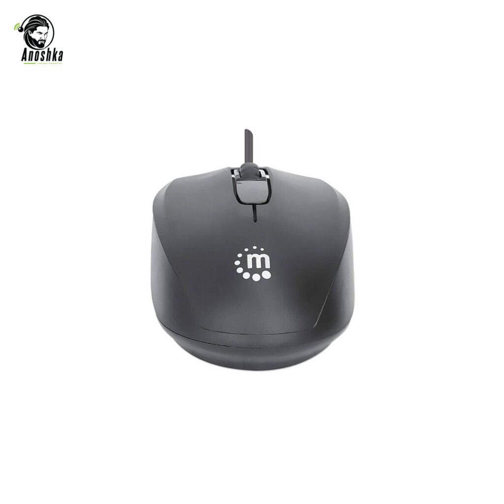 Manhattan KB717 wireless keyboard and optical mouse combo black