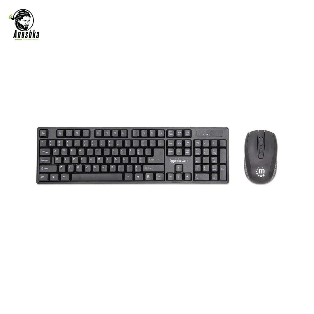 Manhattan KB717 wireless keyboard mouse combo Complete Input Solution