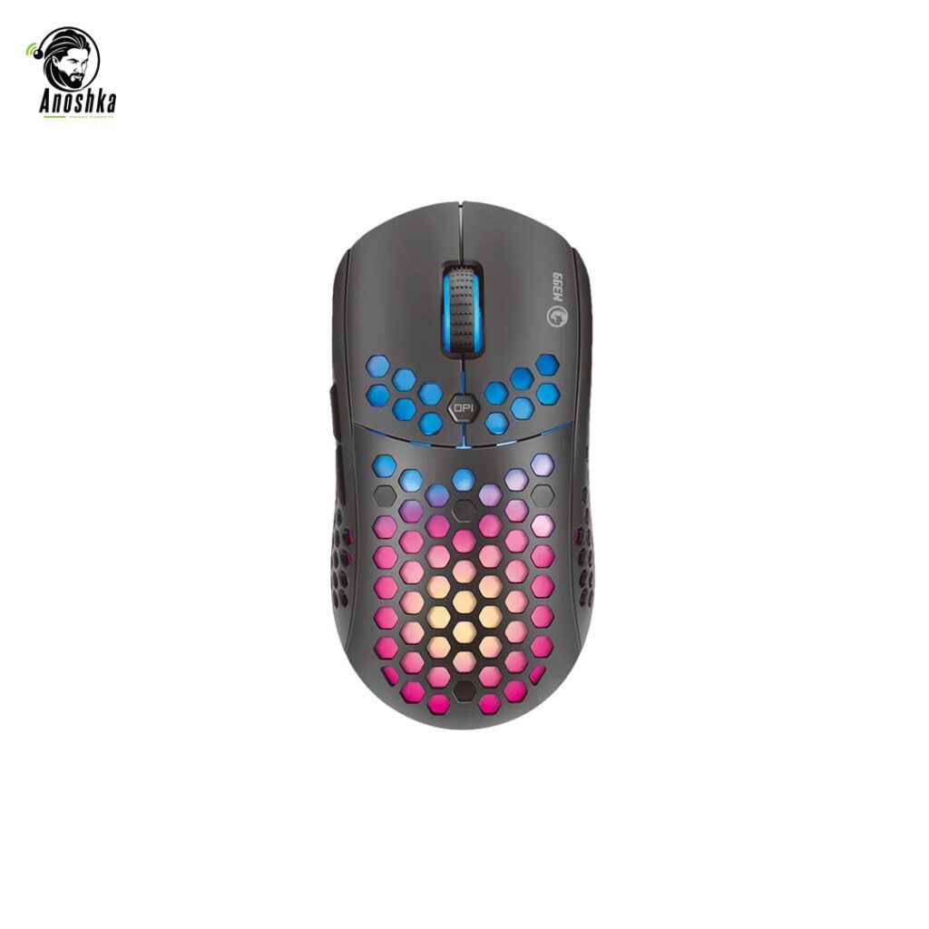 Marvo M399 ultra-light honeycomb gaming mouse 6400 DPI black